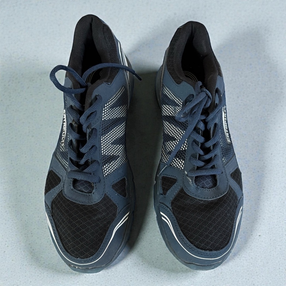 Catapult Blue and Grey Athletic Running Shoes with Mesh Detail